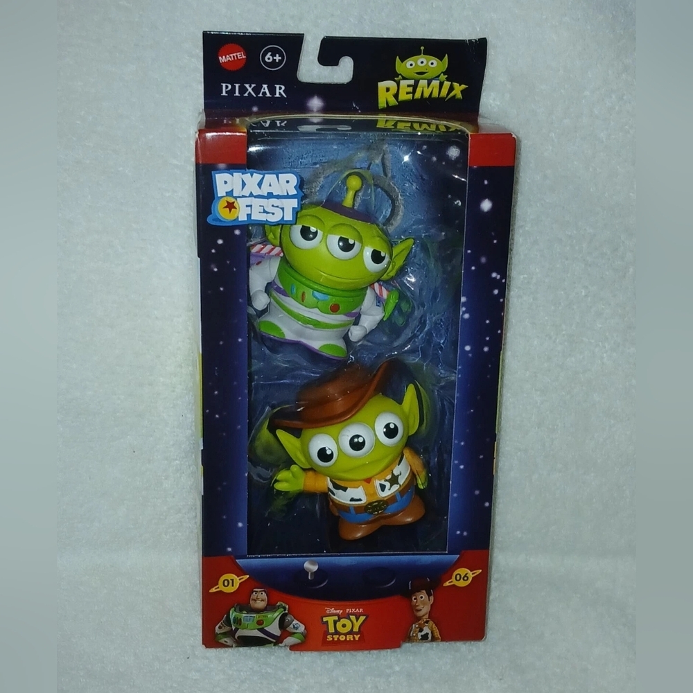 Disney Pixar Fest Alien Remix 01 Buzz Lightyear & 06 Woody Toy Story